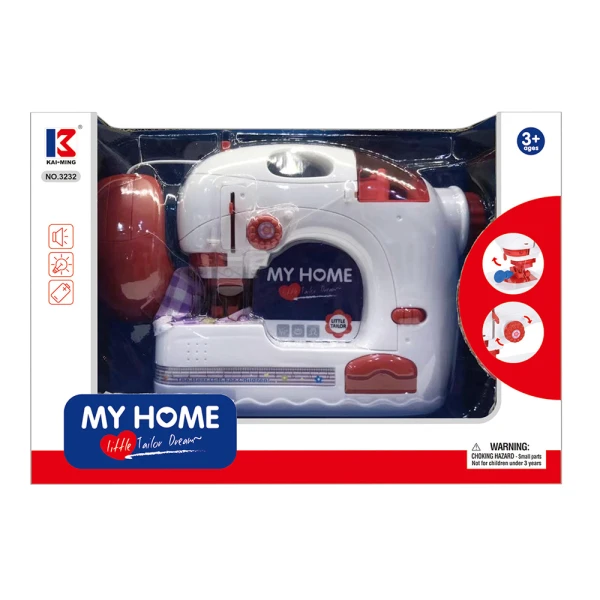 BATTERY OPERATED SEWING MACHINE WITH SOUND AND LIGHT