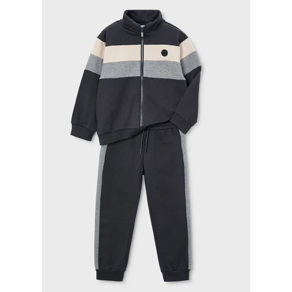 MAYORAL TRACKSUIT COLOR BLOCK GREY 