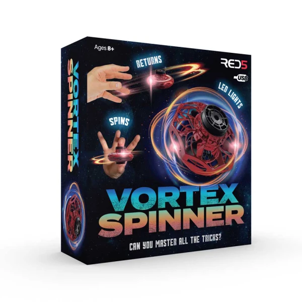 RED5 VORTEX SPINNER ΣΕ ΚΟΚΚΙΝΟ ΧΡΩΜΑ ΜΕ ΦΩΤΙΣΜΟ LED