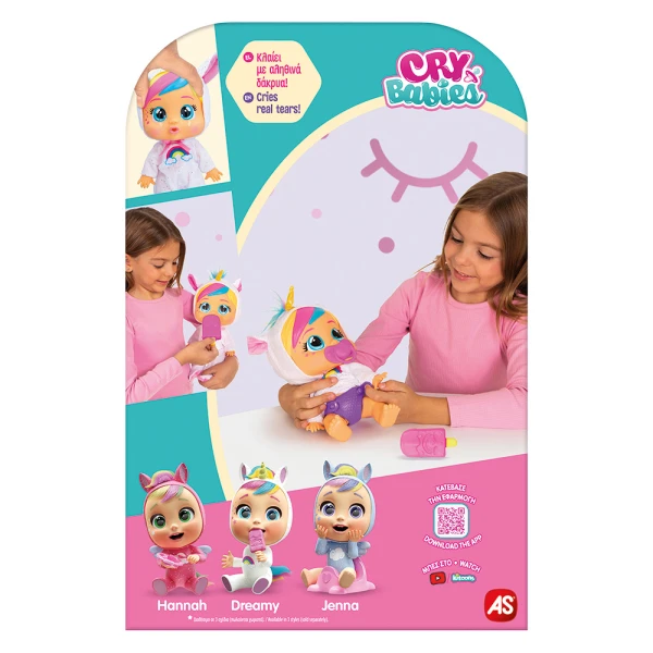 CRY BABIES LOVING CARE FANTASY INTERACTIVE BABY DOLL CRIES REAL TEARS - 3 DESIGNS