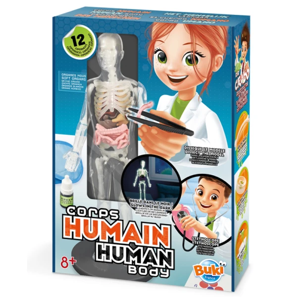 BUKI HUMAN BODY 12 EXPERIMENTS