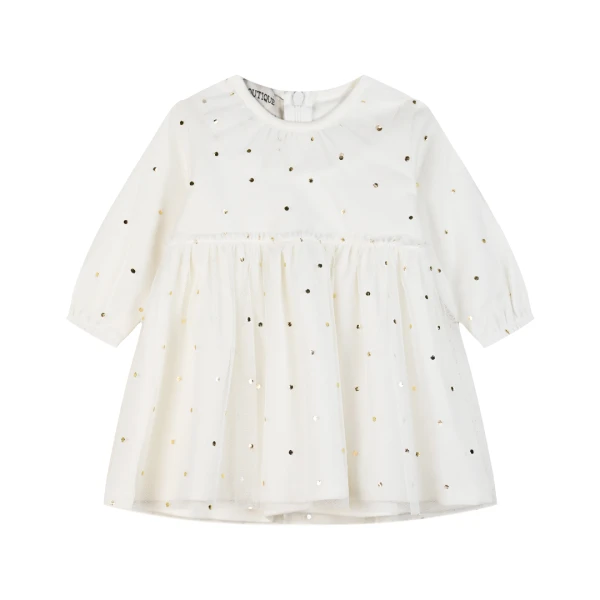 ENERGIERS BABY DRESS IVORY