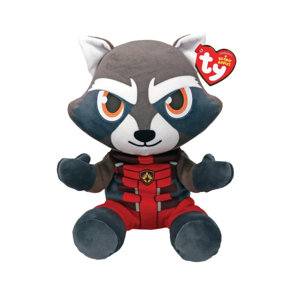 TY BEANIE BELLIES ΧΝΟΥΔΩΤΟ MARVEL ROCKET 15 εκ.
