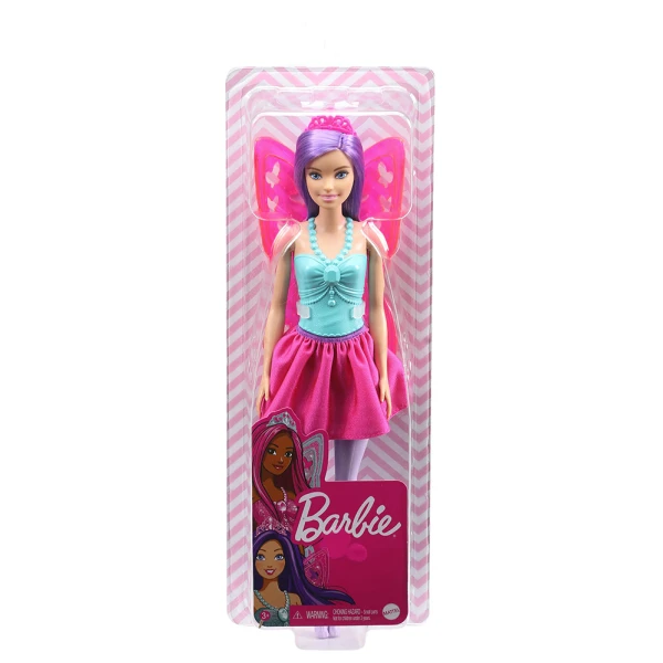 ΚΟΥΚΛΑ BARBIE ΝΕΡΑΪΔΑ ΜΠΑΛΑΡΙΝΑ ΜΩΒ ΜΑΛΛΙΑ