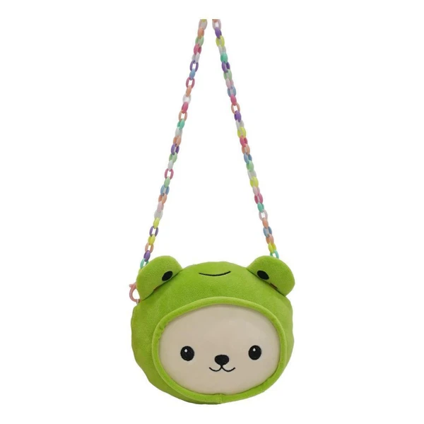 LUNA ΛΟΥΤΡΙΝΗ ΤΣΑΝΤΑ ΩΜΟΥ 20 εκ SQUISHCUTIES ΒΑΤΡΑΧΑΚΙ