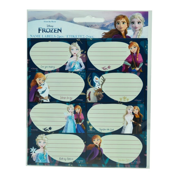 STICKER LABELS 2 pcs FROZEN 2