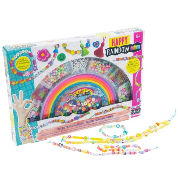 GIRABRILLA RAINBOW SET WITH BEADS