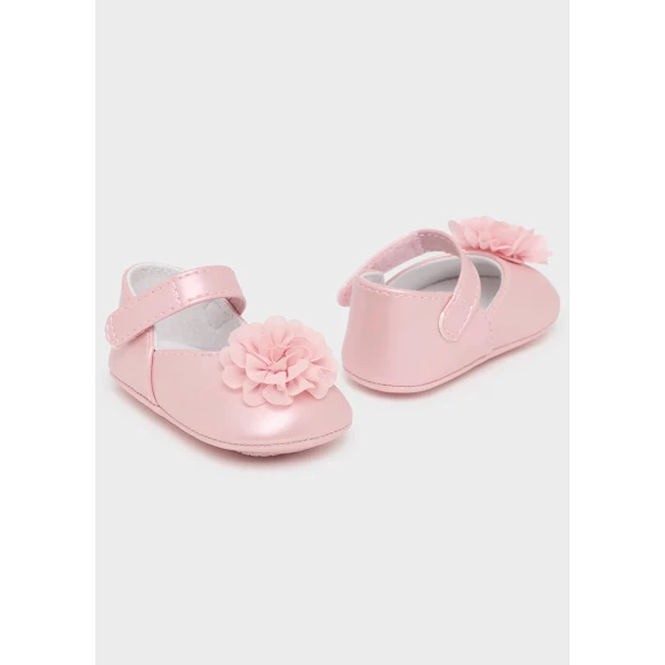 MAYORAL MARY JANE SHOES FLOWER PINK