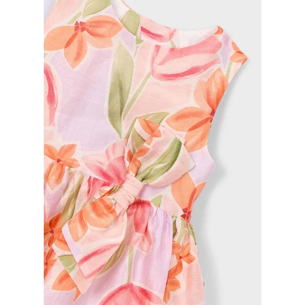 MAYORAL DRESS WITH PRINTS SOFT PINK