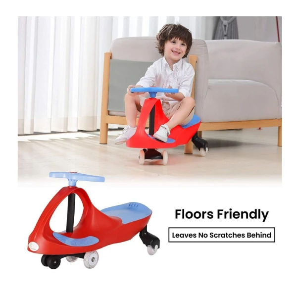 FOOT-MOVABLE ECO CAR RED