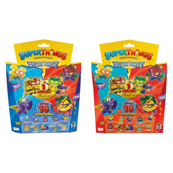 SUPERTHINGS ΜΙΚΡΟΠΛΑΣΜΑΤΑ RESCUE FORCE BLISTER 9+1 ΦΙΓΟΥΡΕΣ ΓΙΑ 4+ ΧΡΟΝΩΝ
