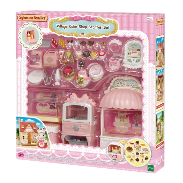 THE SYLVANIAN FAMILIES VILLAGE CAKE SHOP STARTER SET