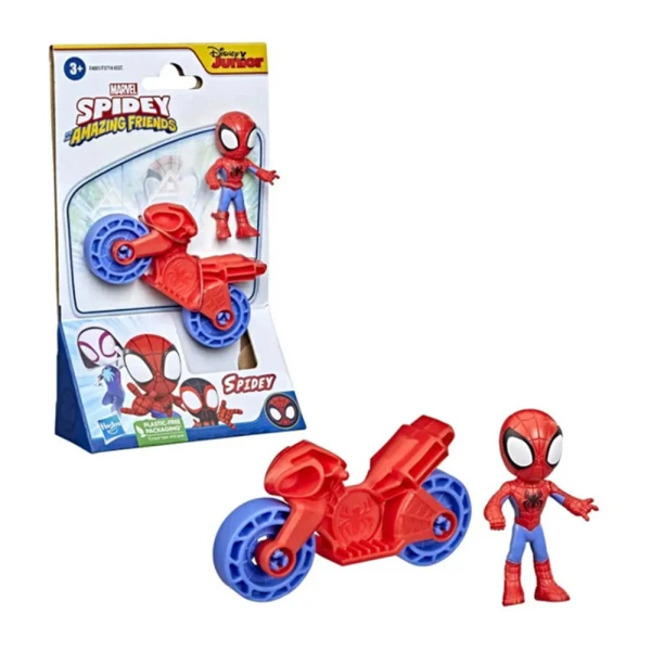 SPIDEY AND HIS AMAZING FRIENDS FIGURE 6 cm SPIDEY AND VEHICLE