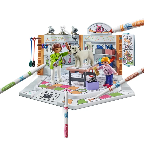 PLAYMOBIL COLOR DOGS SALON