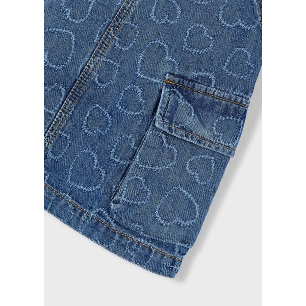 MAYORAL ΦΟΥΣΤΑ ΣΑΛΟΠΕΤΑ DENIM ΦΑΡΔΙΑ ΚΑΡΔΙΕΣ