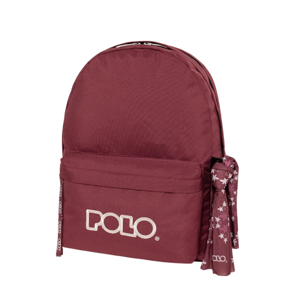 POLO 2026 ΣΑΚΙΔΙΟ ORIGINAL DOUBLE SCARF ΜΠΟΡΝΤΟ-ΠΑΓΟΣ
