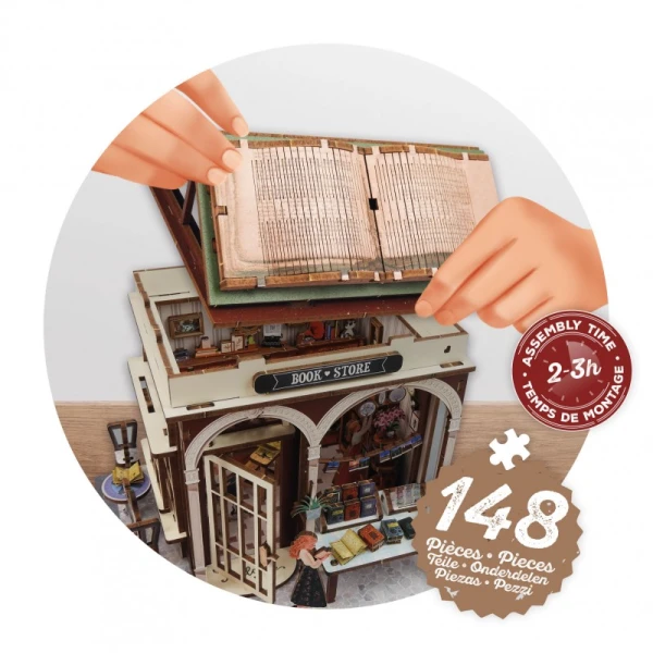 ΒΙΒΛΙΟΠΩΛΕΙΟ DIORAMA 3D ΚΑΤΑΣΚΕΥΗ