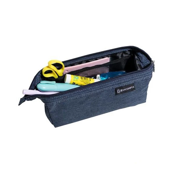EXACOMPTA PENCIL CASE POUCH 23 x 9.5 x 10 cm – 3 COLOURS