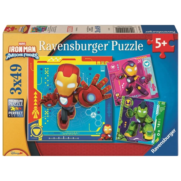 RAVENSBURGER PUZZLE 3X49 pcs IRON MAN