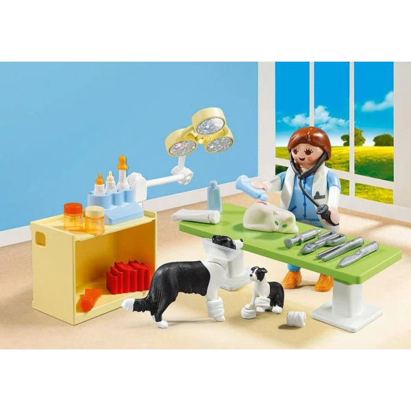 PLAYMOBIL CITY LIFE ΒΑΛΙΤΣΑΚΙ ΚΤΗΝΙΑΤΡΕΙΟ