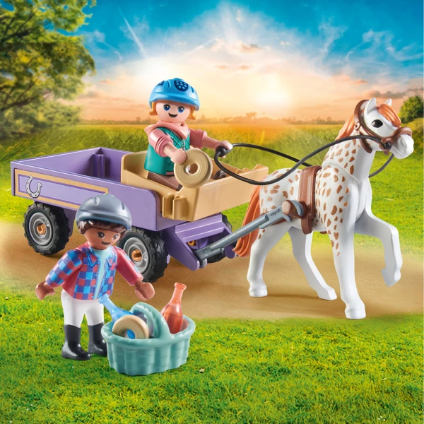 PLAYMOBIL HORSES OF WATERFALL ΆΛΟΓΟ ΜΕ ΑΜΑΞΑ
