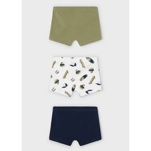 MAYORAL SET 3 BOXERS PISTACHIO 