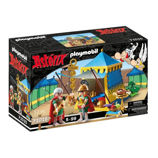 PLAYMOBIL ASTERIX LEADER`S TENT WITH GENERALS
