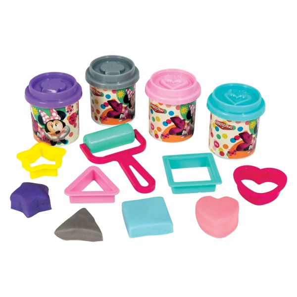 AS DOUGH BACKPACK WITH 4 POTS - 3D CAPS AND 5 TOOLS 200GR FOR AGES 3+