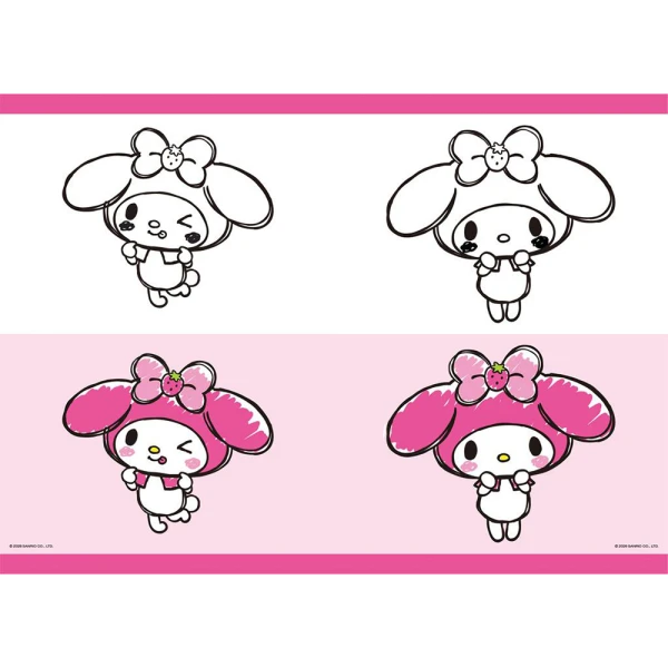 STAPLED NOTEBOOK 17X25 cm 40 SHEETS MY MELODY - 2 DESIGNS