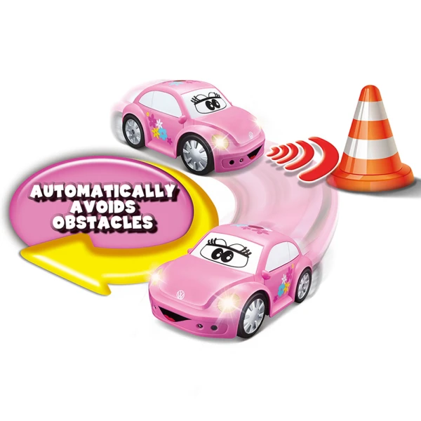BURAGO BB JUNIOR MY 1ST RC VW EASY PLAY NEW BEETLE PINK
