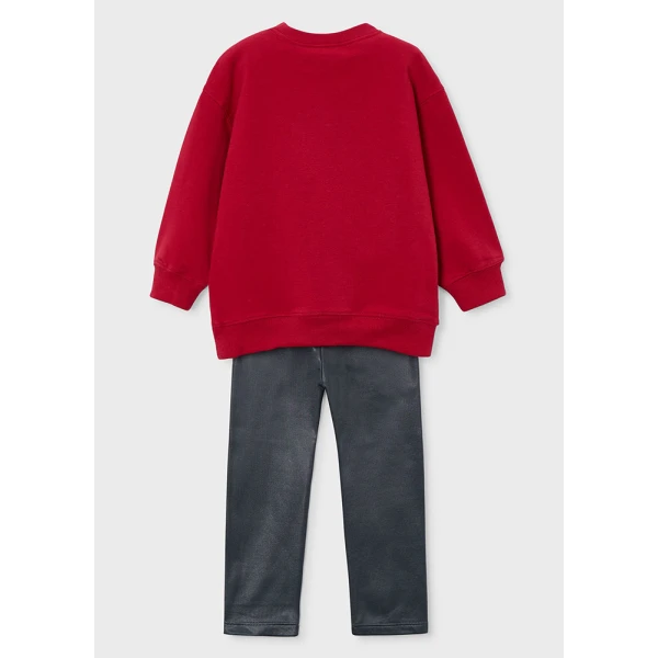 MAYORAL SET SWEATSHIRT LEGGINGS PU GREY 