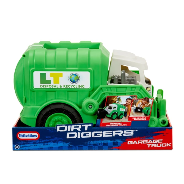 LITTLE TIKES DIRT DIGGER REAL WORKING GARBAGE TRUCK
