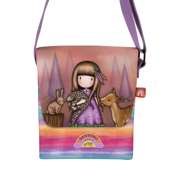 GORJUSS SANTORO SHOULDER BAG BE KIND TO ALL CREATURES