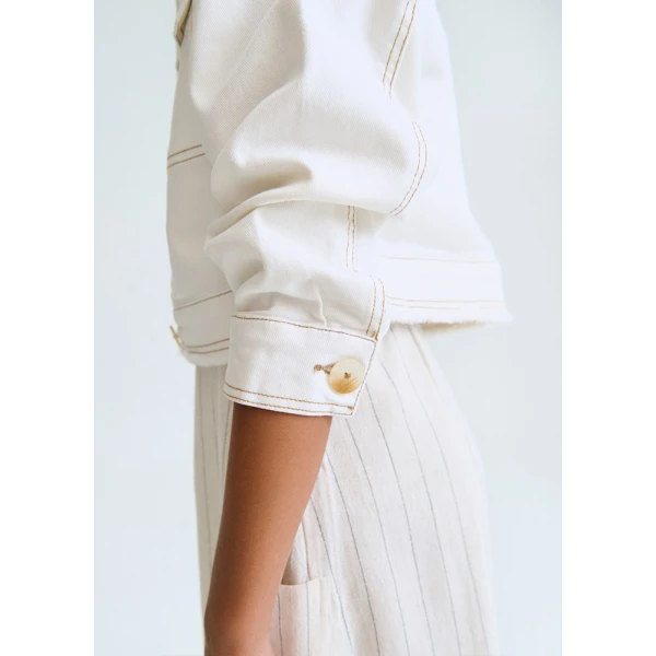 MAYORAL JACKET GABARDINE ECRU 