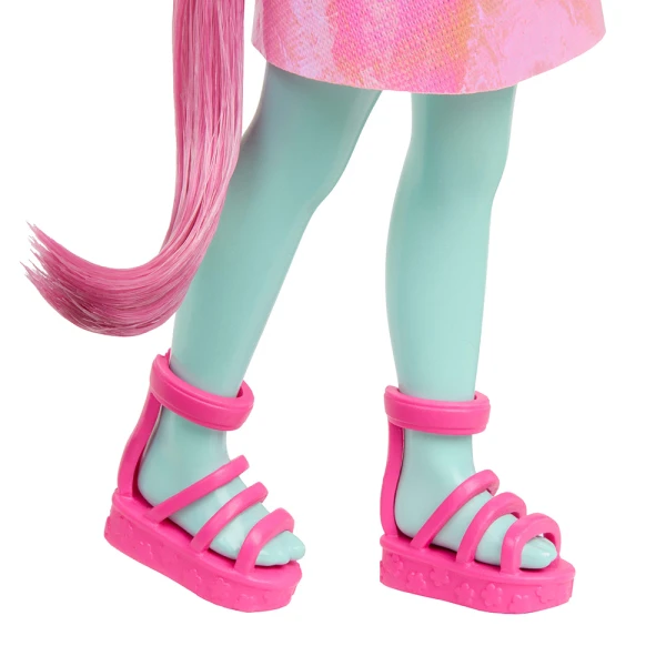 BARBIE ΚΟΥΚΛΑ CHELSEA ΠΑΡΑΜΥΘΕΝΙΟΣ ΚΟΣΜΟΣ - ΜΟΝΟΚΕΡΟΣ ΜΕ ΡΟΖ ΜΑΛΛΙΑ