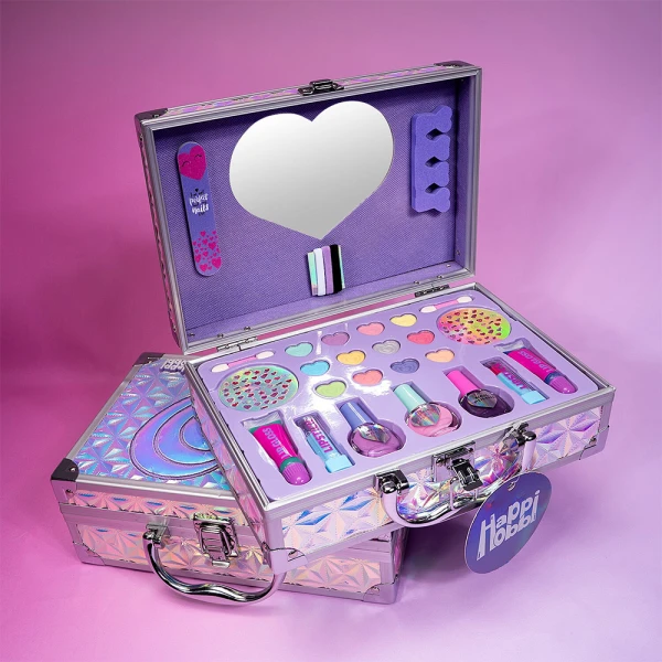 HAPPIHOBBI BEAUTY CASE SPARKLE LOVE WITH 30 ACCESSORIES