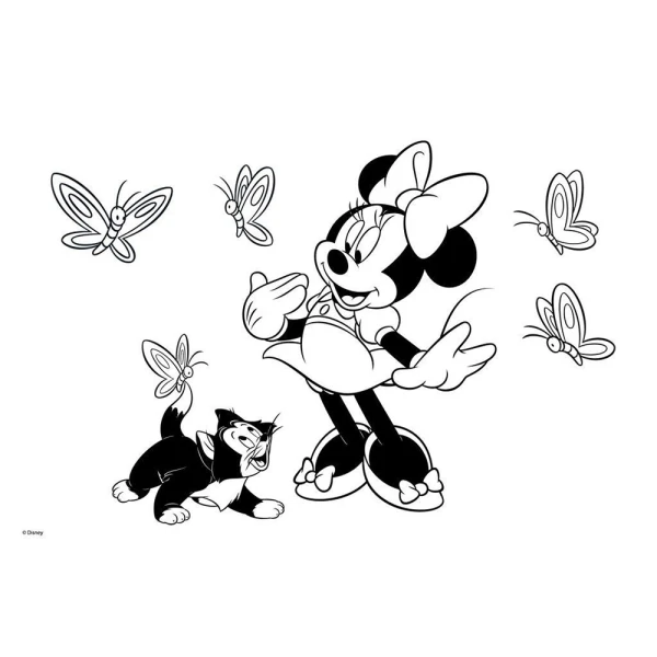 DRAWING PAD 23X33 cm 40 SHEETS MINNIE WITH STICKERS - 2 DESIGNS