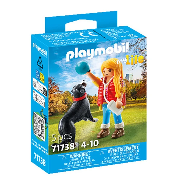 PLAYMOBIL MY LIFE ΓΥΝΑΙΚΑ ΜΕ ΟΡΕΙΝΟ ΣΚΥΛΟ ΜΠΕΡΝΙΖ