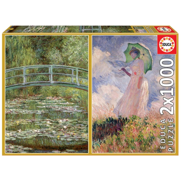 EDUCA PUZZLE 2X1000 pcs MONET
