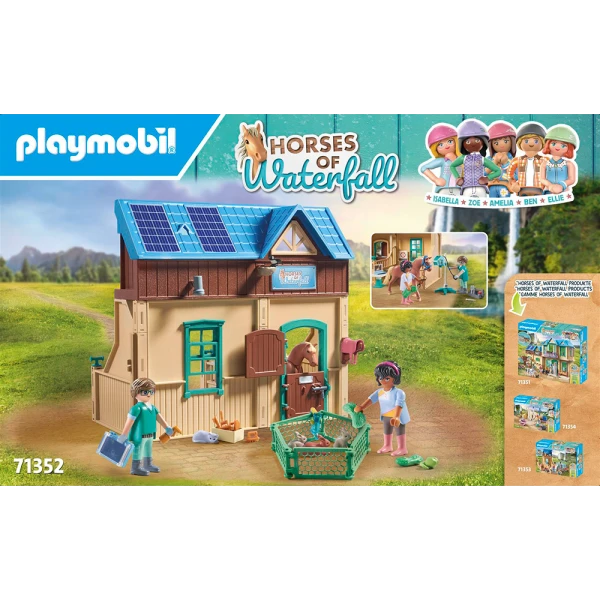 PLAYMOBIL HORSES OF THE WATERFALL RIDING THERAPY AND VETERINARY PRACTICE