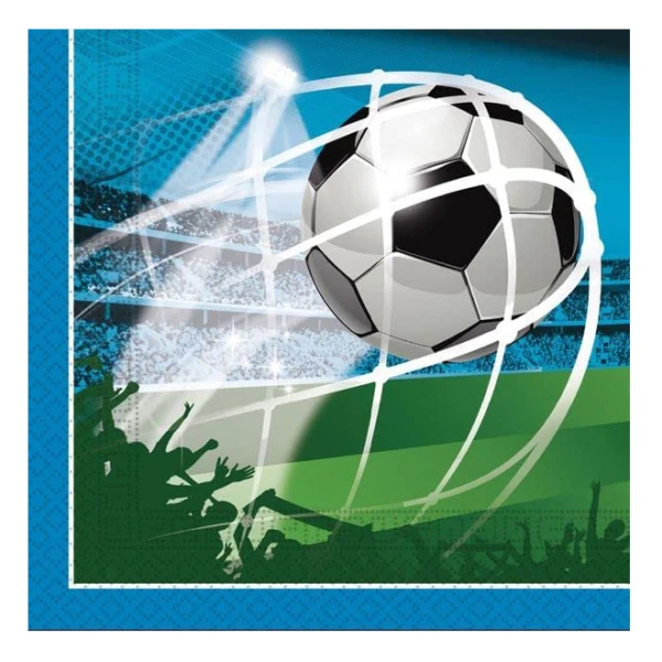 PAPER NAPKINS 33X33 cm 20 pcs SOCCER FANS