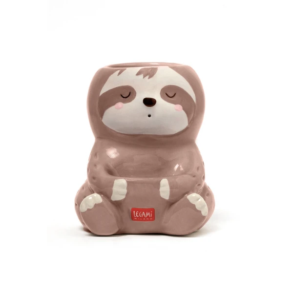 LEGAMI CERAMIC PEN HOLDER DESK FRIENDS - SLOTH