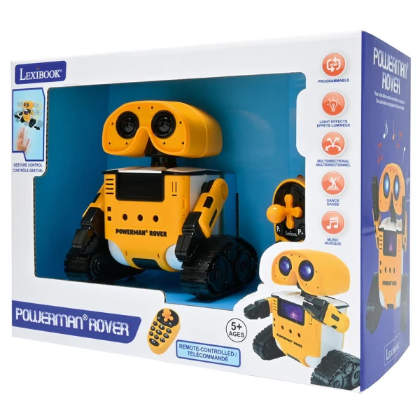 LEXIBOOK MULTIFUNCTION ROBOT POWERMAN ROVER WITH SOUND & LIGHT