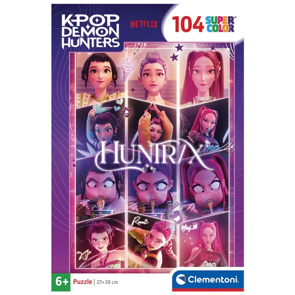 CLEMENTONI PUZZLE SUPER COLOR K=POP DEMON HUNTERS HUNTRIX 104 pcs