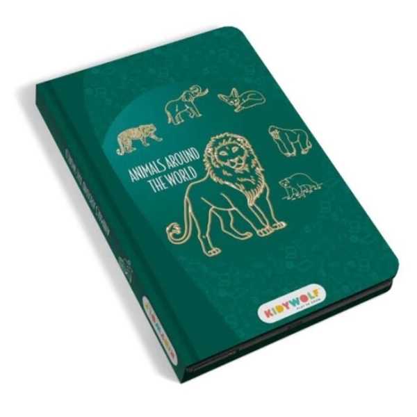 KIDYWOLF DRAWING PAD ANIMALS AROUND THE WORLD