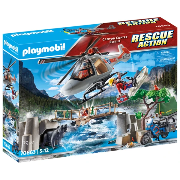 PLAYMOBIL RESCUE ACTION ΕΠΙΧΕΙΡΗΣΗ ΔΙΑΣΩΣΗΣ ΜΟΤΟΣΥΚΛΕΤΙΣΤΗ ΣΤΟ ΒΟΥΝΟ
