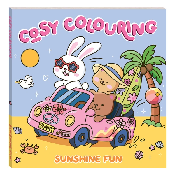 ART MAKER COSY COLOURING ΒΙΒΛΙΟ ΖΩΓΡΑΦΙΚΗΣ SUNSHINE FUN