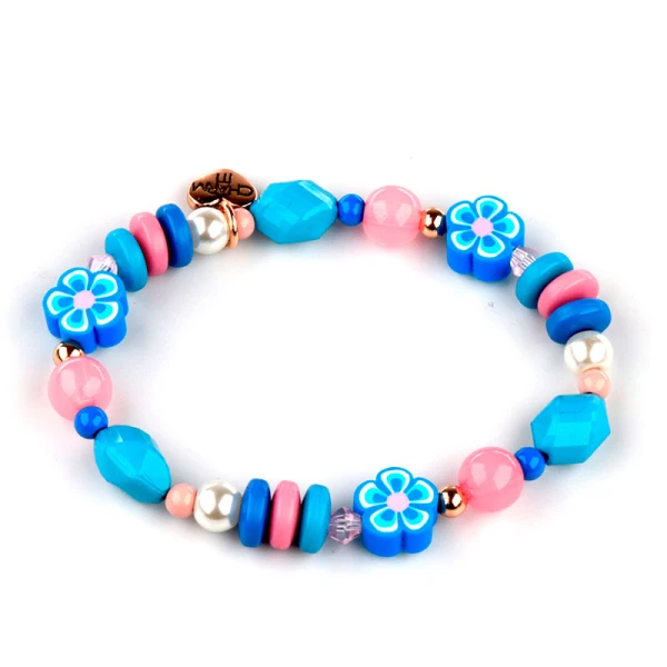 CHARM IT ΕΛΑΣΤΙΚΟ ΒΡΑΧΙΟΛΙ STITCH ΜΕ ΧΑΝΤΡΕΣ