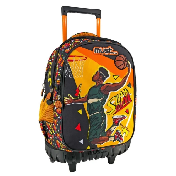MUST ΤΣΑΝΤΑ TROLLEY 34Χ20Χ44 εκ. 3 ΘΗΚΕΣ SLAM DUNK