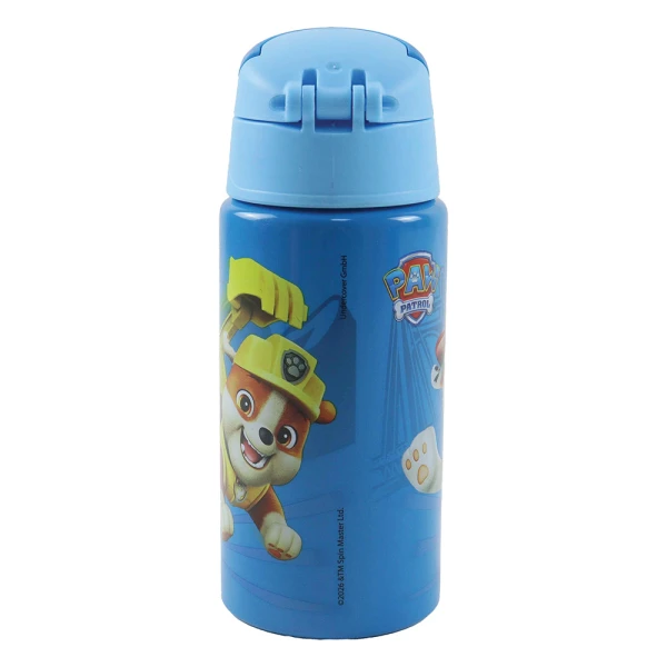 ALUMINUM FLIP WATER BOTTLE 500ml PAW PATROL